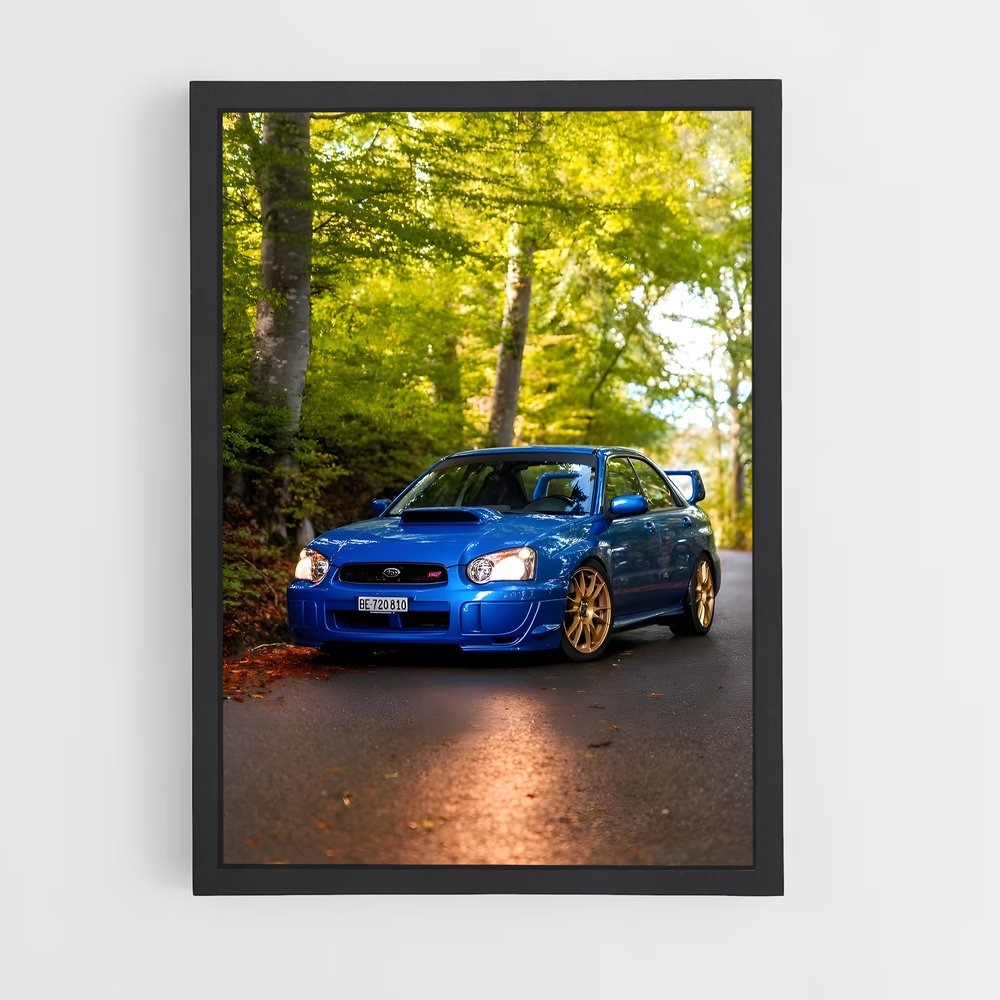 Poster Impreza wrx sti magnifique – affiche Subaru (vue 2)